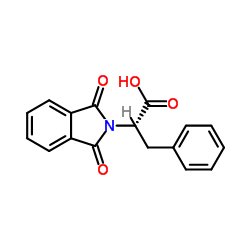 N-邻苯二甲酰基-L-苯丙氨酸结构式
