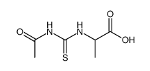 N-(acetyl-thiocarbamoyl)-alanine结构式
