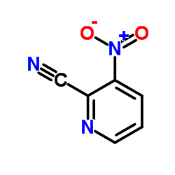 3-硝基-2-氰基吡啶结构式