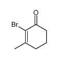 &alpha;-bromo-3-methylcyclohex-2-en-1-one结构式