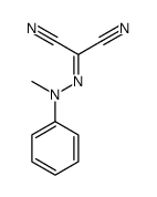 2-[methyl(phenyl)hydrazinylidene]propanedinitrile结构式