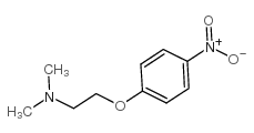 N-[2-(4-硝基苯氧基)乙基]-N,N-二甲基胺结构式