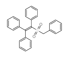 1,2,2-triphenylethenylsulfonylmethylbenzene结构式
