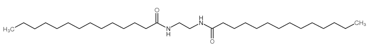 1,2-双(十四酰胺基)乙烷结构式