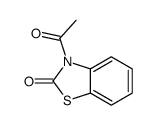 3-Acetyl-2-benzothiazolone结构式