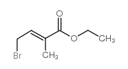 (Z)-Ethyl 4-Bromo-3-methyl-2-butenoate结构式