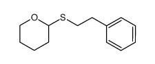 2-phenethylsulfanyl-tetrahydro-pyran结构式