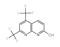 5,7-双(三氟甲基)[1,8]萘啶-2-醇结构式