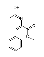 ethyl 2-acetamido-3-phenylprop-2-enoate结构式