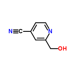 2-羟基甲基-4-吡啶甲腈结构式