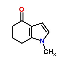 1,5,6,7-四氢-1-甲基-4H-吲哚-4-酮结构式