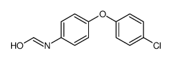 N-[4-(4-chlorophenoxy)phenyl]formamide结构式
