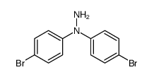 1,1-bis(4-bromophenyl)hydrazine结构式
