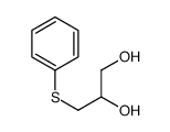 3-(Phenylthio)-1,2-propanediol结构式