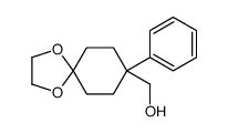 (8-苯基-1,4-二噁螺[4.5]-8-癸基)甲醇结构式