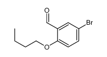 5-bromo-2-butoxybenzaldehyde结构式