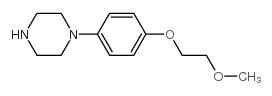 1-(4-(2-METHOXYETHOXY)PHENYL)PIPERAZINE结构式