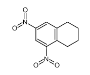 5,7-dinitro-1,2,3,4-tetrahydro-naphthalene结构式