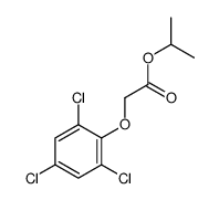 propan-2-yl 2-(2,4,6-trichlorophenoxy)acetate结构式