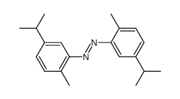 trans-2,2'-Azo-p-cymene结构式