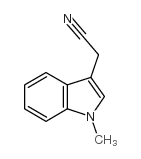 1-甲基吲哚-3-乙腈结构式