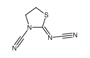 Cyanamide, (3-cyano-2-thiazolidinylidene)- (9CI)结构式