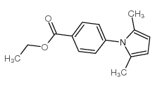 2,5-二甲基-1-(4-乙氧基羰基苯基)吡咯结构式
