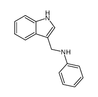 N-((1H-indol-3-yl)methyl)aniline结构式