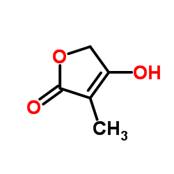 4-Hydroxy-3-methyl-5H-furan-2-one结构式