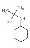 N-叔丁基环己胺结构式