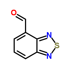 2,1,3-苯并噻二唑-4-甲醛结构式