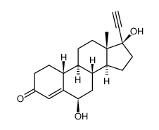 6β-羟基炔诺酮结构式