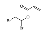 1,2-dibromoethyl prop-2-enoate结构式
