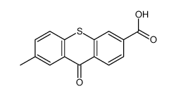 7-methyl-9-oxothioxanthene-3-carboxylic acid结构式