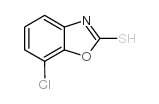 7-氯-2-巯基苯并噁唑结构式