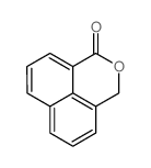 1-Naphthalenecarboxylic acid, 8-(hydroxymethyl)-, .delta.-lactone结构式