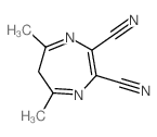 5,7-dimethyl-6H-1,4-diazepine-2,3-dicarbonitrile结构式