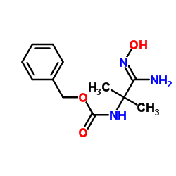 [2-氨基-2-(羟基亚氨基)-1,1-二甲基乙基]氨基甲酸苄酯结构式