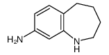 2,3,4,5-tetrahydro-1H-1-benzazepin-8-amine结构式