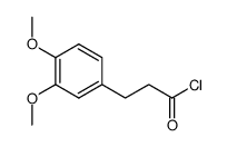 3,4-dimethoxyphenylpropionic acid chloride结构式