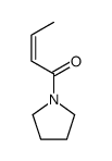Pyrrolidine, 1-(1-oxo-2-butenyl)-结构式