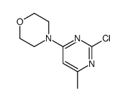 4-(2-氯-6-甲基嘧啶-4-基)吗啉结构式