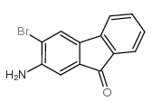 2-氨基-3-溴-9-芴酮结构式