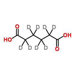 己二酸-D8结构式