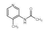 N-(4-甲基吡啶-3-基)醋胺石结构式