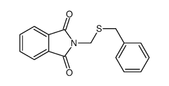 2-(benzylsulfanylmethyl)isoindole-1,3-dione结构式