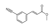 3-(3-苯腈)丙烯酸甲酯结构式