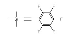 trimethyl-[2-(2,3,4,5,6-pentafluorophenyl)ethynyl]silane结构式