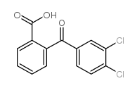 2-(3,4-Dichlorobenzoyl)benzoic Acid结构式
