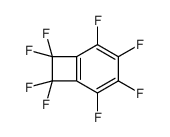 2,3,4,5,7,7,8,8-octafluorobicyclo[4.2.0]octa-1(6),2,4-triene结构式